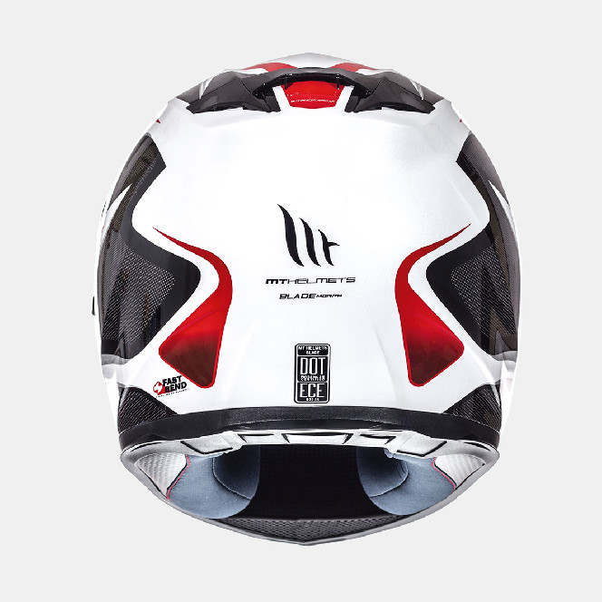 MT Helmets Blade SV Morph Gloss Pearl White Red Grey