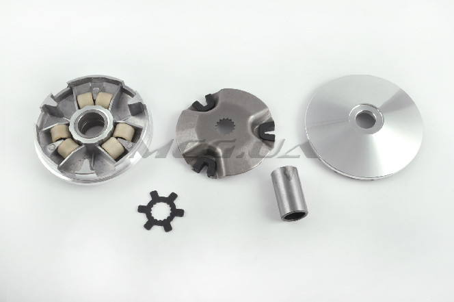 Вариатор передний Yamaha JOG 90, 2T Stels 50 (d-16mm, палец, щека, ступица) 