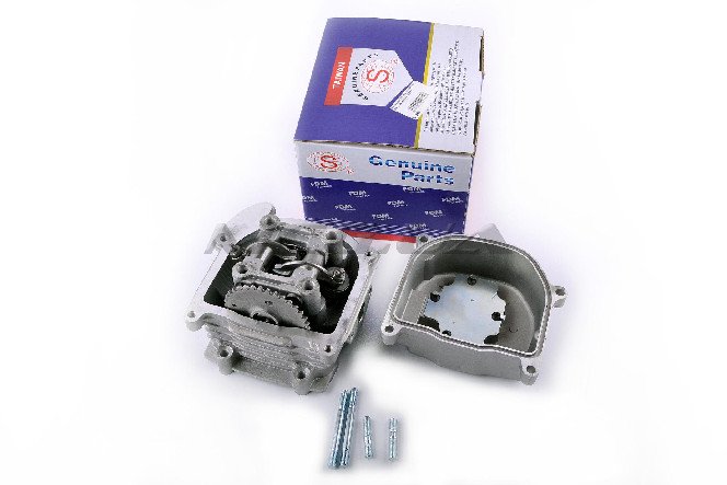 Головка цилиндра 4T GY6 80 (Ø47) (в сборе, +крышка) 