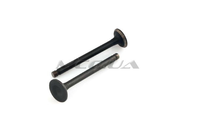 Клапаны (пара, голые) 4T GY6 50 (L-64.5mm) 