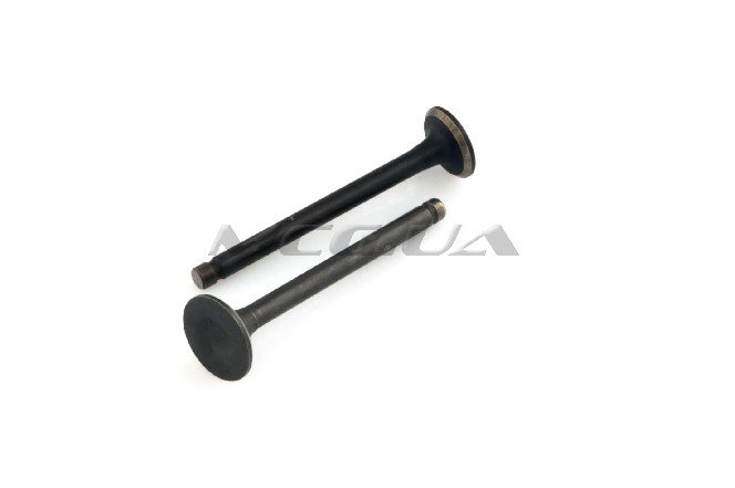 Клапаны (пара, голые) 4T GY6 50 (L-64.5mm) 