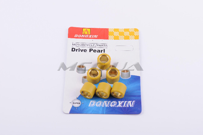 Ролики вариатора Honda 16*13 6,5г (желтые) 