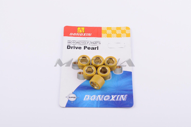 Ролики вариатора Suzuki 16*12 6,5г (желтые) 