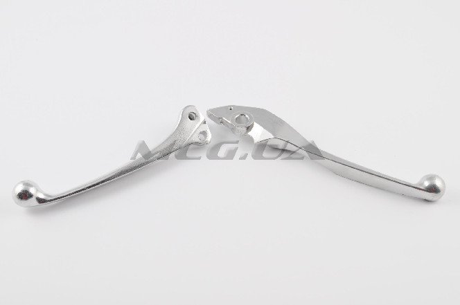 Рычаги руля Honda LEAD (голые) (диск/барабан, хром)