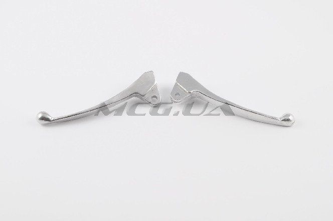 Рычаги руля Honda TACT AF16 (голые) (барабан/барабан, хром)