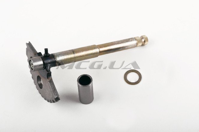 Сектор заводной (полумесяц) 4T GY6 125/150 (L-153mm) (+втулки) 