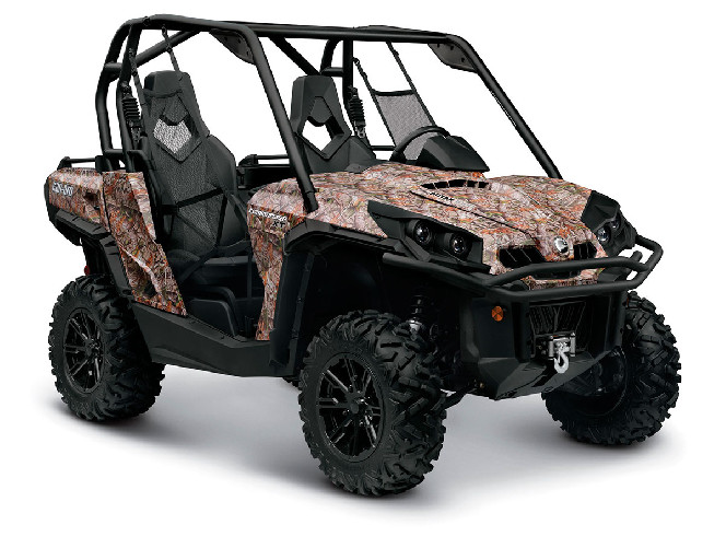 BRP Can-Am Commander 1000 XT камуфляж, матовый, алюминий