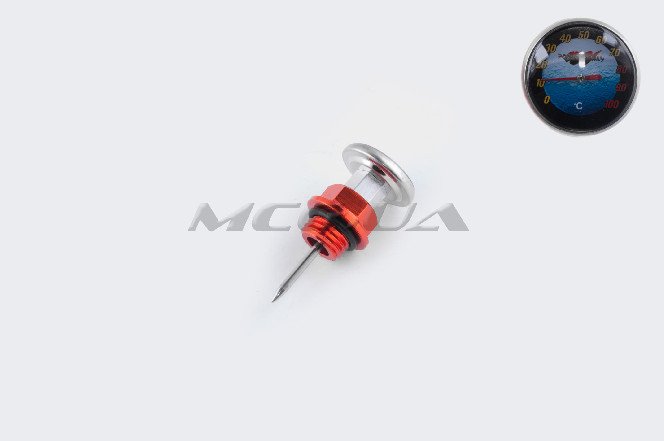 Щуп масла Delta Ø19.0mm, L-75mm (+датчик температуры) (оранжевый) 