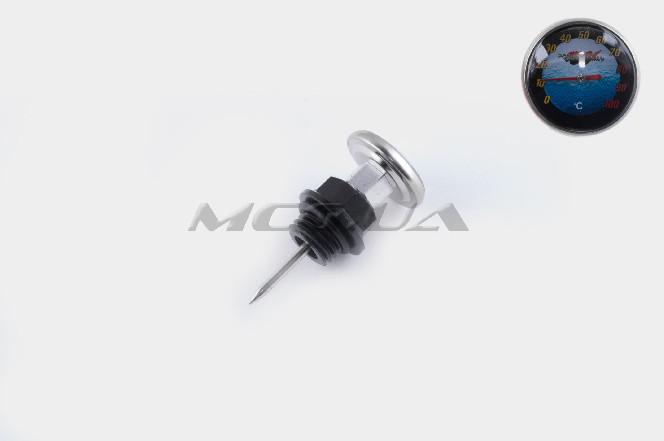 Щуп масла Delta Ø19.0mm, L-75mm (+датчик температуры) (черный) 