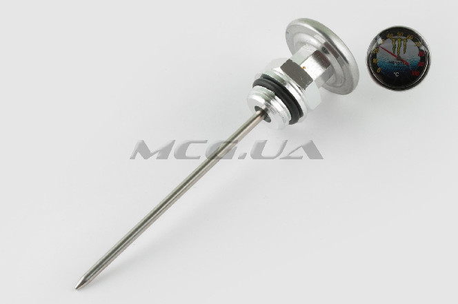 Щуп масла Ø19.0mm, L-137mm (+датчик температуры) (серебристый) 