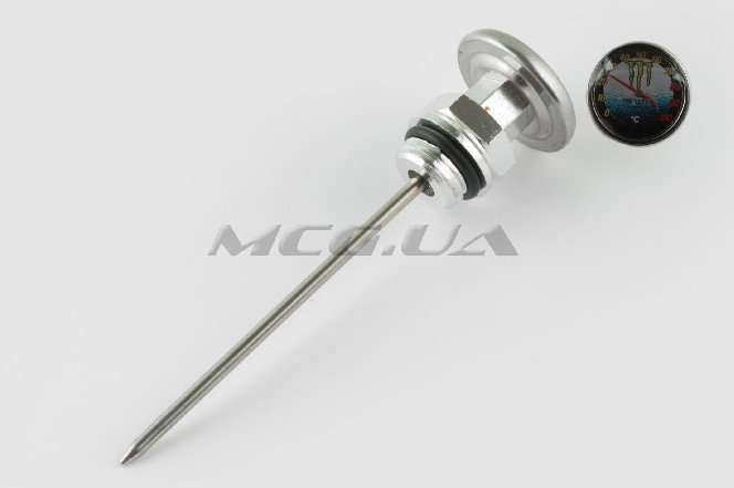 Щуп масла Ø19.0mm, L-137mm (+датчик температуры) (серебристый) 