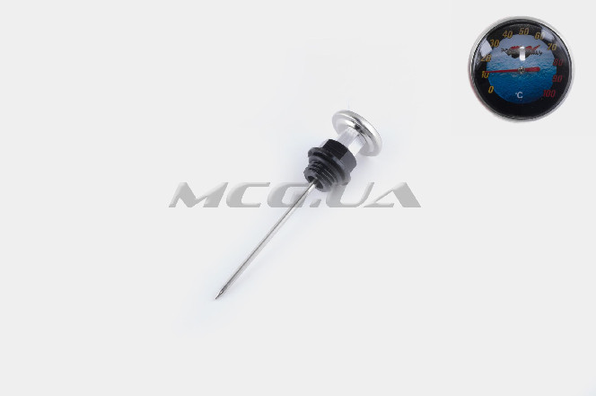 Щуп масла Ø19.0mm, L-137mm (+датчик температуры) (черный) 
