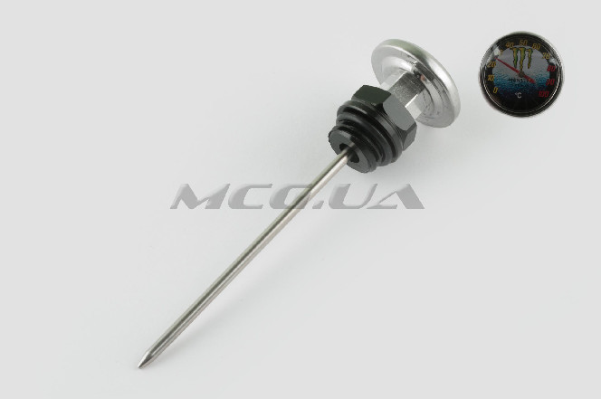 Щуп масла Ø19.0mm, L-137mm (+датчик температуры) (черный) 