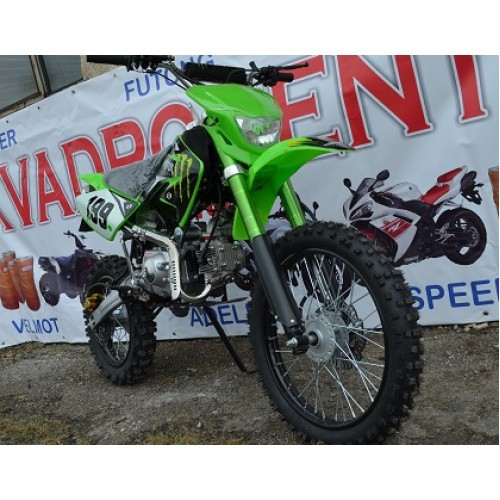 Monster 125cc enduro зеленый