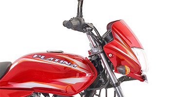Bajaj platina 100 ES - красный