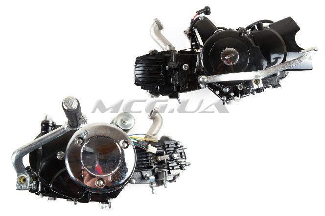 Двигатель Delta 110cc (АКПП, копия двигателя Honda cub с двойным сцеплением) 