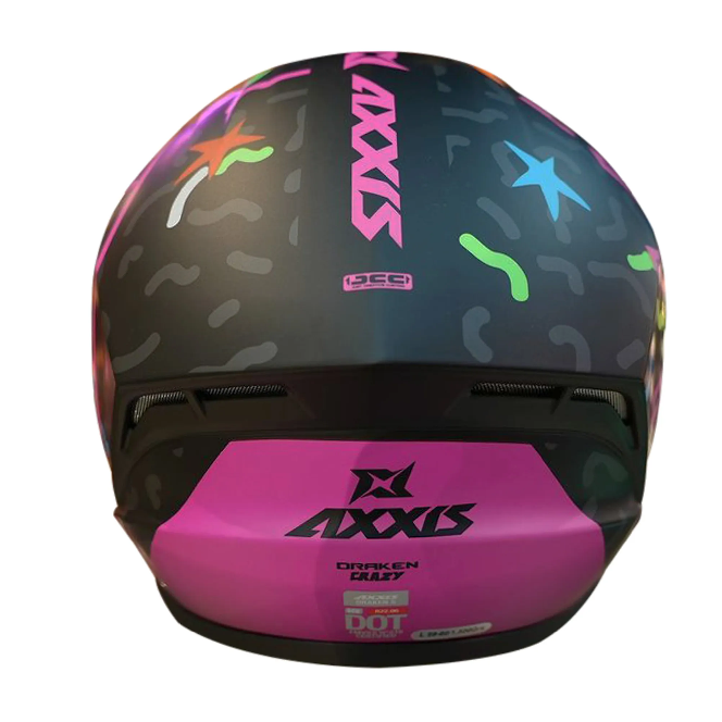 Шолом AXXIS DRAKEN GLOSS PINK з відтінком