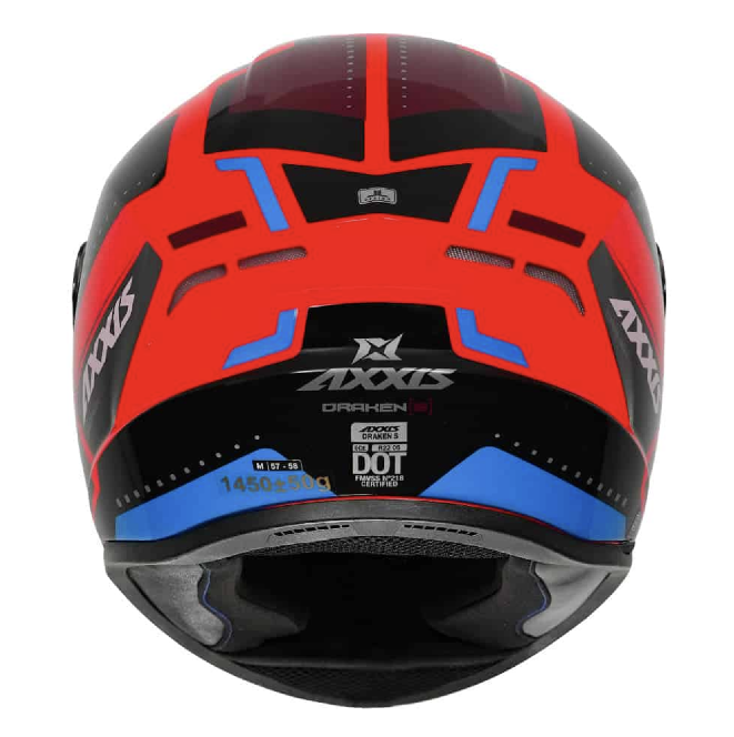 Шолом AXXIS DRAKEN GLOSS ORANGE з відтінком
