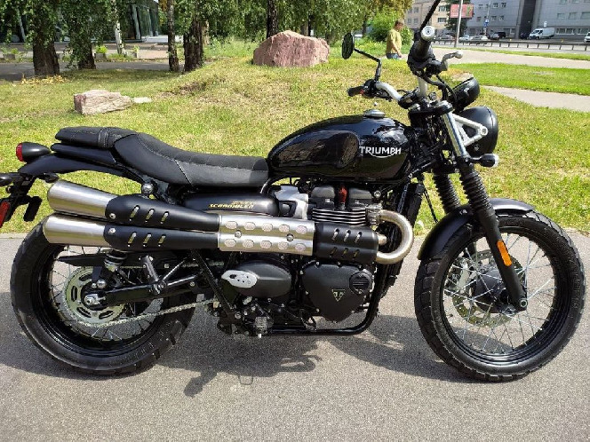 Мотоцикл TRIUMPH STREET SCRAMBLER 2022 рік, б/у (2 000 км)