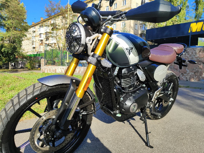 Мотоцикл TRIUMPH SCRAMBLER 400 2024 рік (1324км)