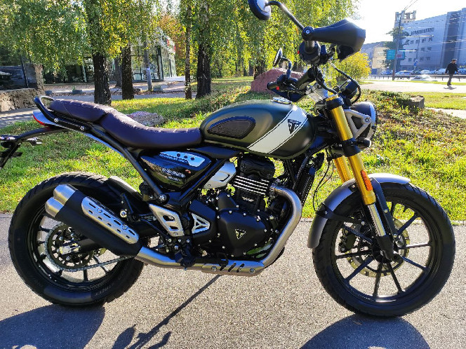 Мотоцикл TRIUMPH SCRAMBLER 400 2024 рік (1324км)