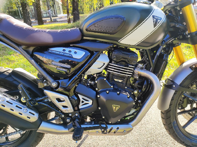 Мотоцикл TRIUMPH SCRAMBLER 400 2024 рік (1324км)