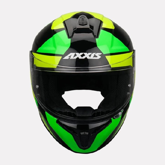 Шолом AXXIS DRAKEN GLOSS GREEN з відтінком