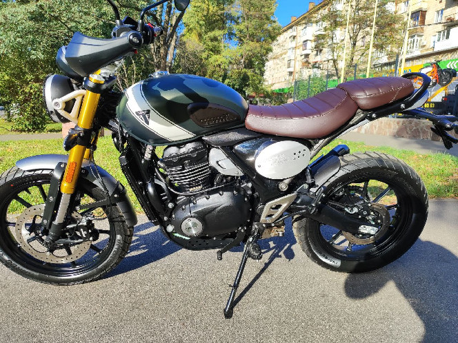 Мотоцикл TRIUMPH SCRAMBLER 400 2024 рік (1324км)