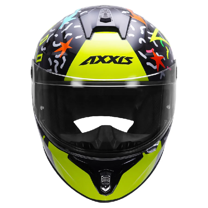 Шолом AXXIS DRAKEN GLOSS YELLOW з відтінком