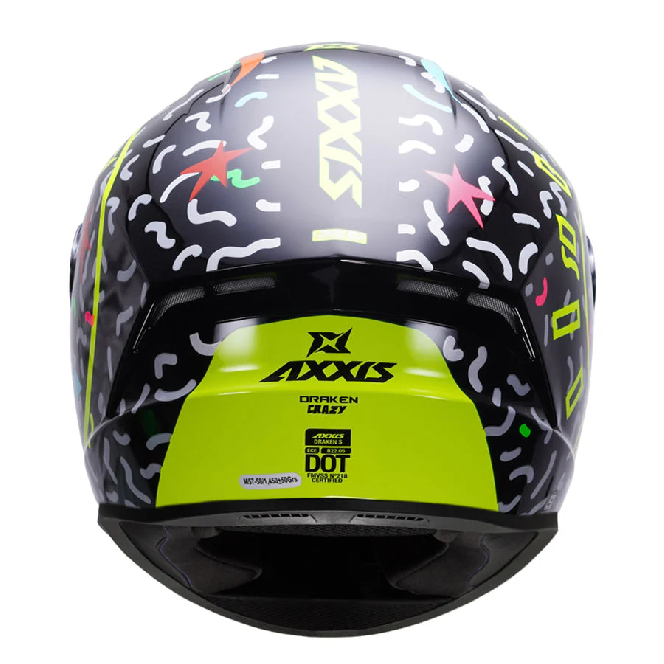 Шолом AXXIS DRAKEN GLOSS YELLOW з відтінком
