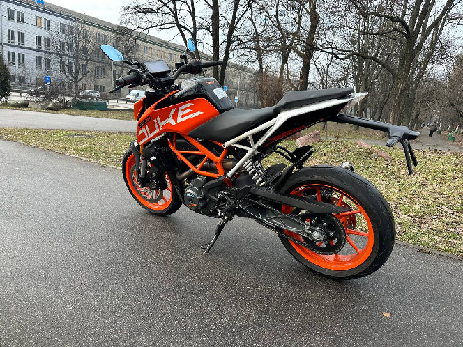 Мотоцикл KTM 390 DUKE 2017 год, б/у (4250 км)
