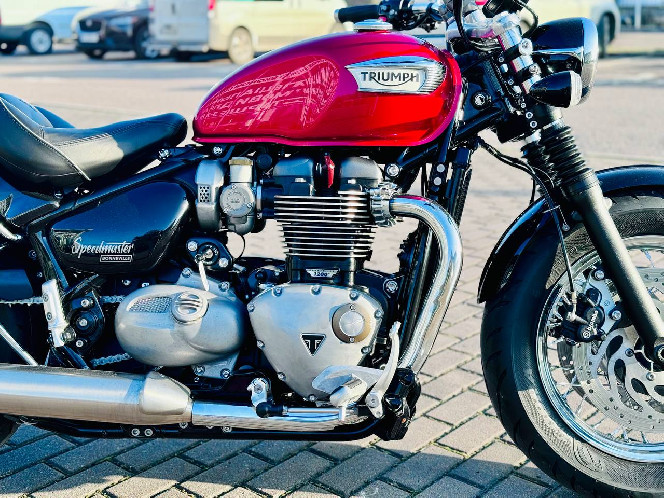 Мотоцикл TRIUMPH BONNEVILLE SPEEDMASTER 2018 рік, б/у (13 000 км)