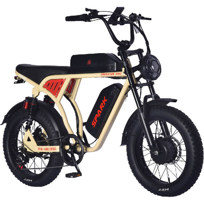 Електровелосипед SPARK PREDATOR AWD 48V/750W*2/20Ah*2 Li-ion 20