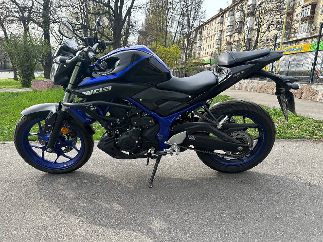 Мотоцикл YAMAHA MT-03 2019 год, б/у (2525 км)