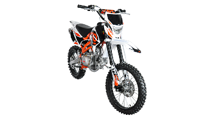 Питбайк KAYO TT125 kick / electric start