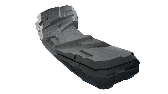 Кофр задний TUDEKS 02 (ATV REAR BOX 02) BLACK