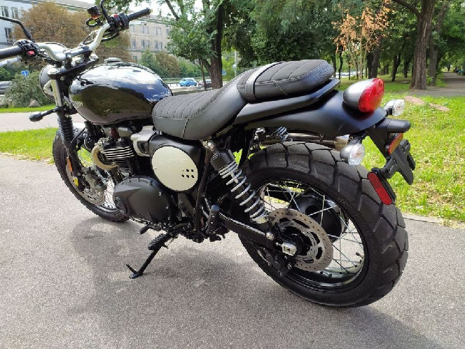 Мотоцикл TRIUMPH STREET SCRAMBLER 2022 рік, б/у (2 000 км)