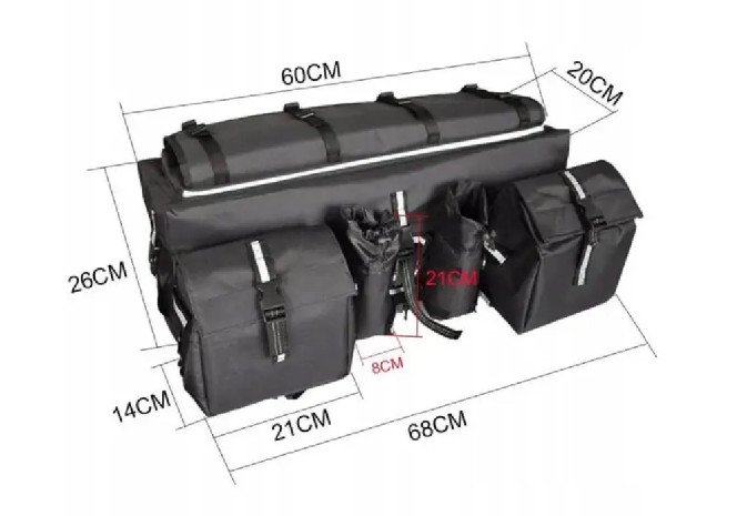 Кофр брезентовый SIKKIA 9010 BLACK OUTDOOR BAG