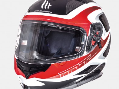 MT Helmets Blade SV Morph Gloss Pearl White Red Grey