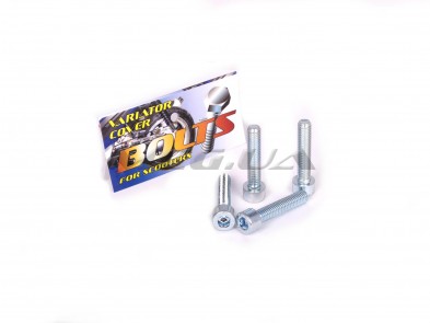 Болты крышки вариатора Suzuki LET'S (шестигранный шлиц, 4шт) 