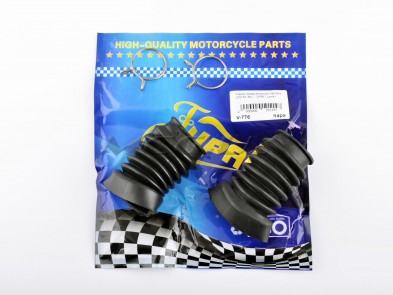 Гофры передней вилки (пара) L-80mm, d-27mm, D-45mm Yamaha JOG 50 3KJ (диск) 