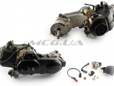 Двигатель 4T GY6 80cc (139QMB, короткий) (10