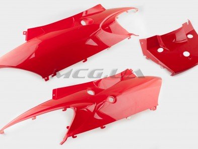 Пластик Zongshen F1, F50 задняя боковая пара (красный) 