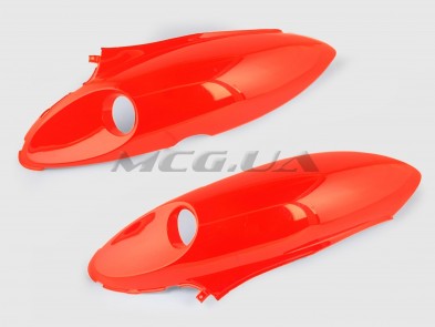 Пластик Zongshen GRAND PRIX задняя боковая пара (красный) 