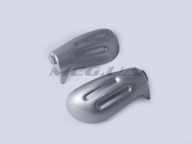 Пластик Zongshen GRAND PRIX пара на руль (защита рук) (серый) 