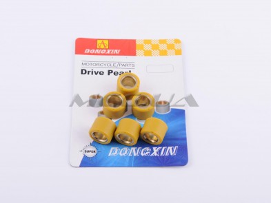 Ролики вариатора 4T GY6 125/150 18*14 16,0г (желтые) 