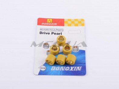 Ролики вариатора Honda 16*13 6,5г (желтые) 