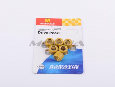 Ролики вариатора Suzuki 16*12 6,5г (желтые) 