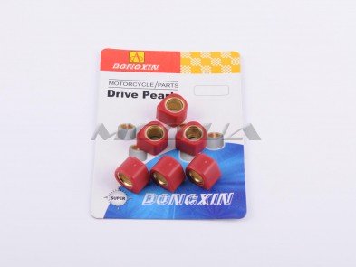 Ролики вариатора (тюнинг) Honda 16*13 8,5г (красные) 
