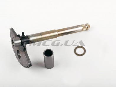 Сектор заводной (полумесяц) 4T GY6 125/150 (L-158mm) (+втулки) 